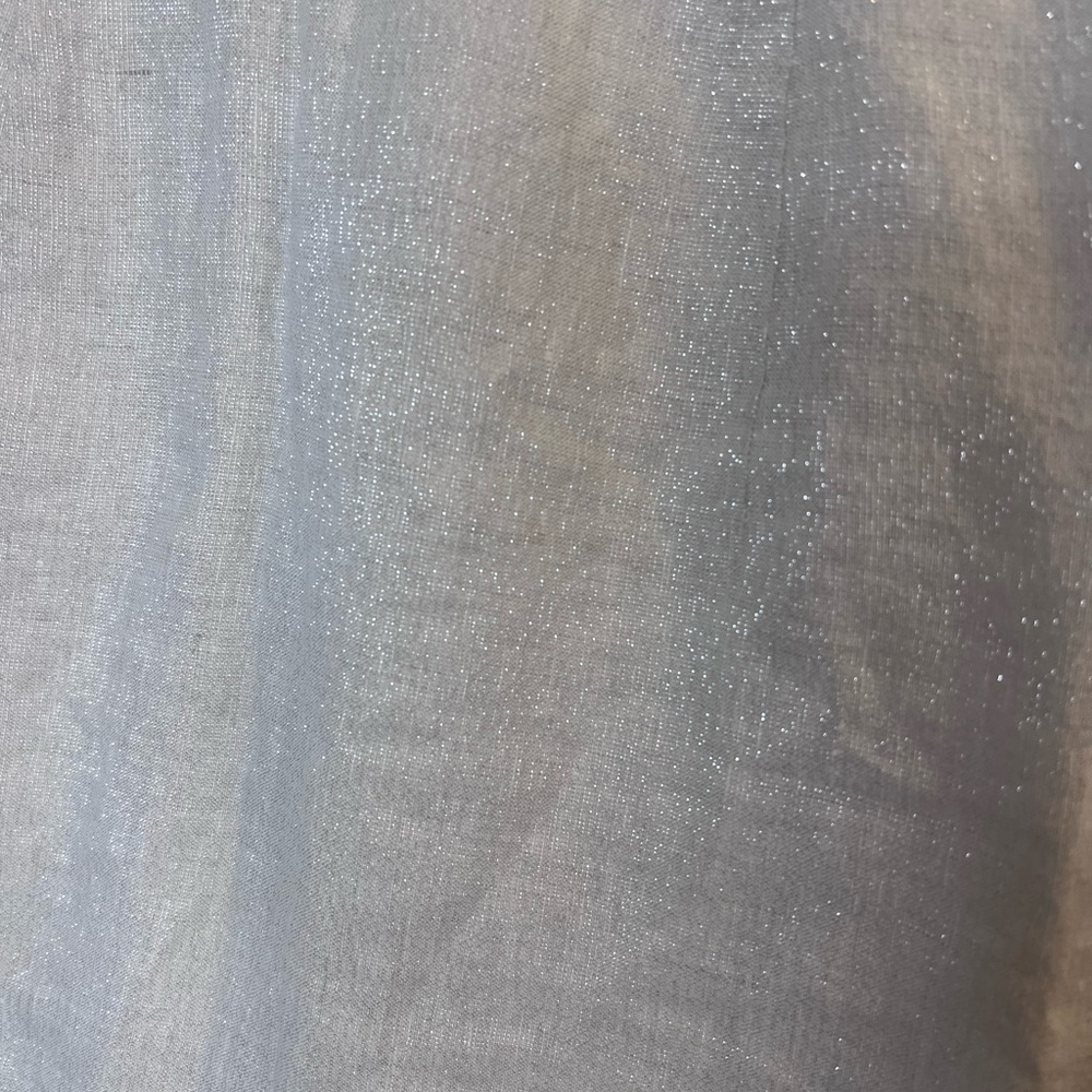 LOFT Elegant White and Tan Ruffle Mini Dress Ann Taylor - Picture 8 of 8